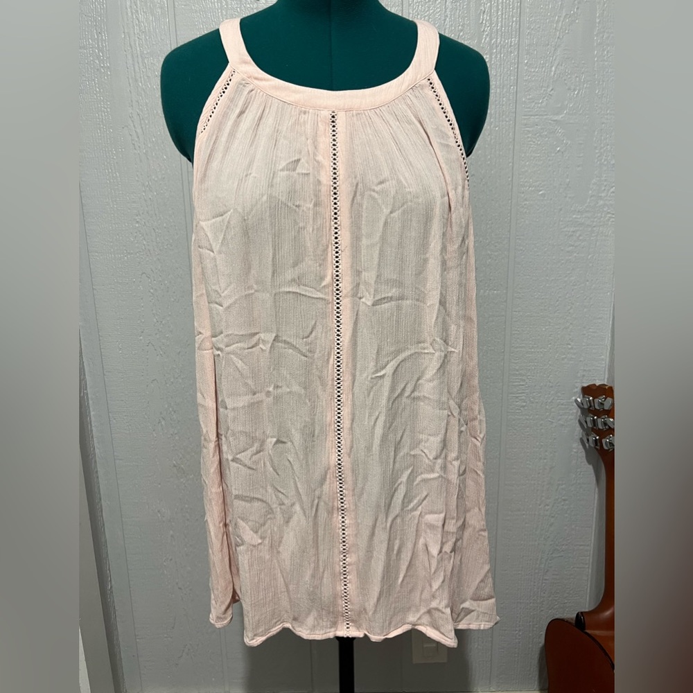 EUC Torrid size 3 blush pink tunic top